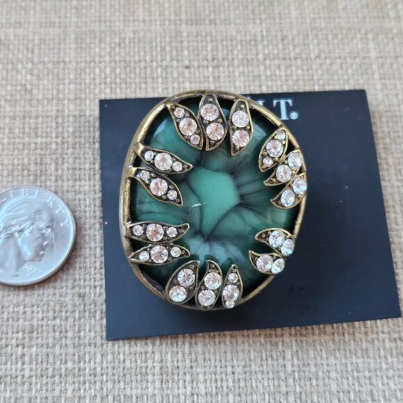 Mixit Women Ring Greex Faux Stone Statement Jewelry Ring Size Adjustable - Picture 7 of 10